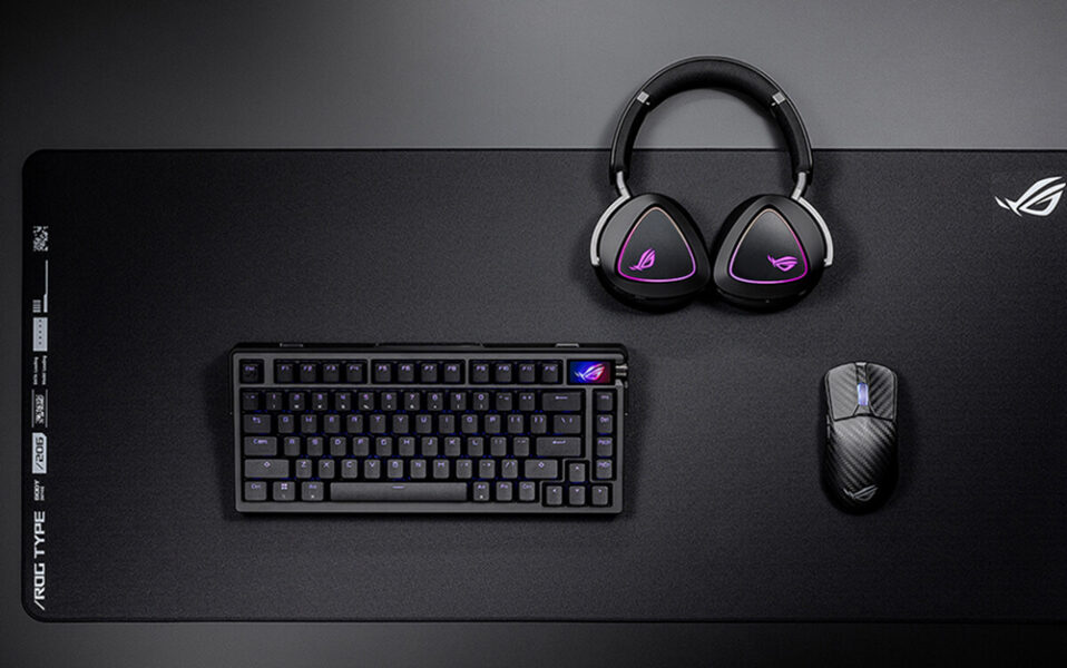 ROG Azoth Extreme ASUS ROG Azoth Extreme ROG NX Snow Switch 8K Hz RGB Kablosuz Mekanik Gaming Klavye ve Kulaklık Seti.