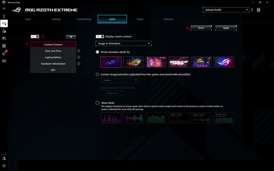 ROG Azoth Extreme ASUS ROG Azoth Extreme ROG NX Snow Switch 8K Hz RGB Kablosuz Mekanik Gaming Klavye.