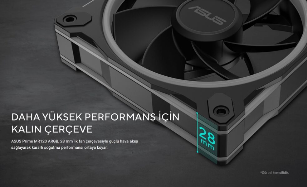ASUS Prime MR120 ARGB Fan - Triple Pack ASUS Prime MR120 ARGB Fan - Triple Pack