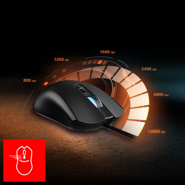 MSI FORGE GM320 DPI ayarları