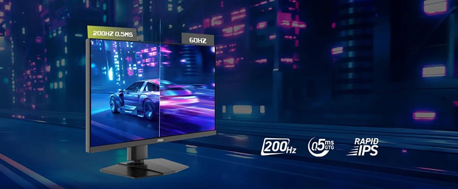 MSI MAG 274QPF E20 27 inç 200Hz 0.5ms WQHD Gaming Monitör, Adaptive Sync, Rapid IPS, Pivot, yüksek performanslı ekran deneyimi.
