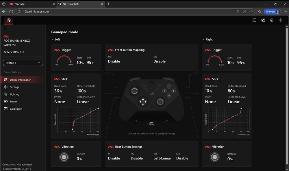 ROG Raikiri II Xbox Wireless Controller ROG Raikiri II Xbox Wireless Controller