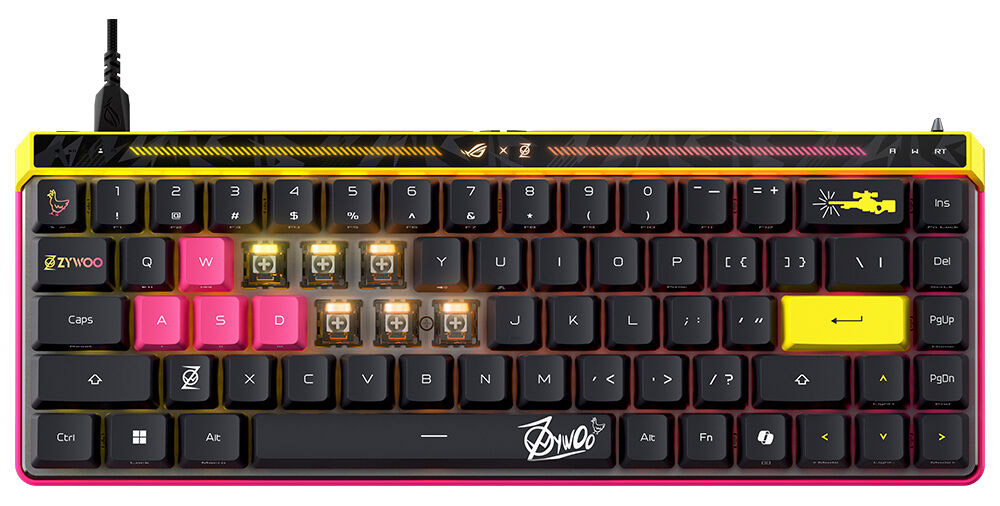 ROG Falchion Ace HFX ZywOo Edition Gaming Keyboard ROG Falchion Ace HFX ZywOo Edition Gaming Keyboard