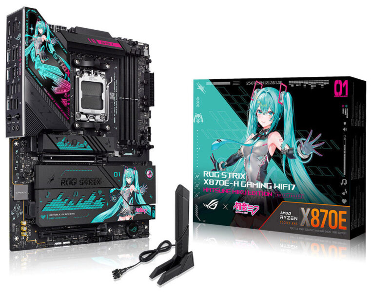 ROG STRIX X870E-H GAMING WIFI7 HATSUNE MIKU EDITION ROG STRIX X870E-H GAMING WIFI7 HATSUNE MIKU EDITION