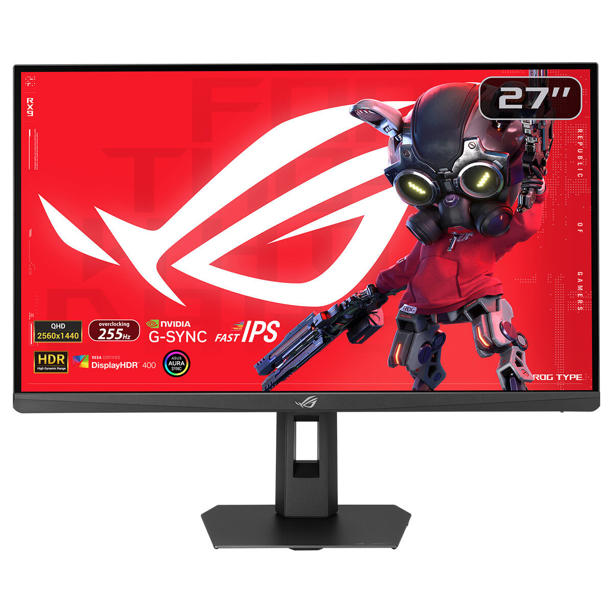 Asus Rog Strix Xg27acmes 27 Inç 255hz 0.3ms 2k Qhd Adaptive Sync Fast Ips Pivot Gaming Monitör 1