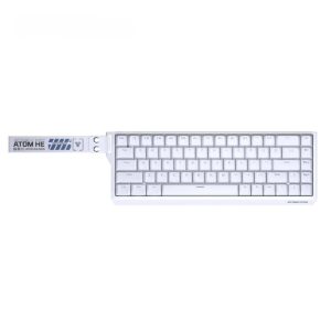 Fantech Mk811 Atom He68 White Magnetic Emerald Switch 8k Hz Hall Effect İngilizce Mekanik Gaming Klavye 1