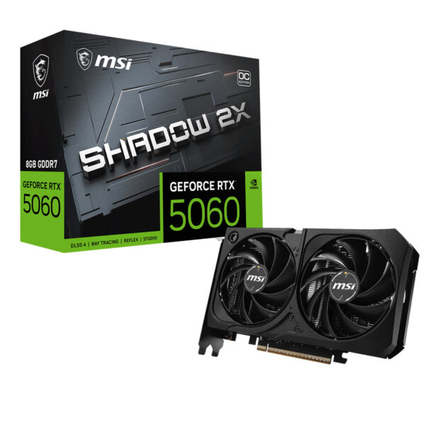 Msi Geforce Rtx 5060 8g Shadow 2x Oc Max 8gb Gddr7 128 Bit Dlss 4 Ekran Karti 1