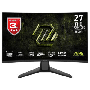 Msi Mag 274cf X24 27 Inç 240hz 0.5ms Full Hd Freesync Premium Rapid Va Kavisli Gaming Monitör 1