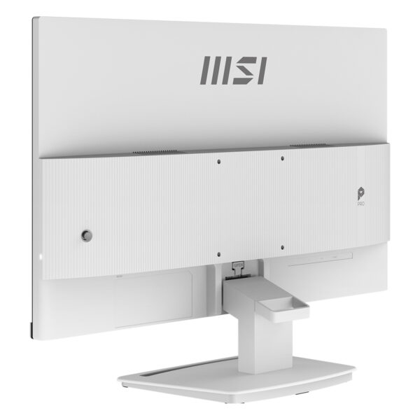 MSI PRO MP241W E14V 23.8 inç Full HD 144Hz FreeSync VA monitör, beyaz renkli, yüksek performanslı ekran, oyun ve ofis kullanımı için ideal.