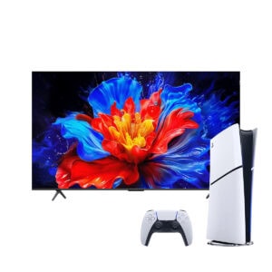 Yüksek çözünürlüklü TCL 55T8C 55 inç 4K UHD QLED akıllı televizyon, canlı renkler ve net görüntü kalitesi ile oyun ve eğlence deneyimini artırır.