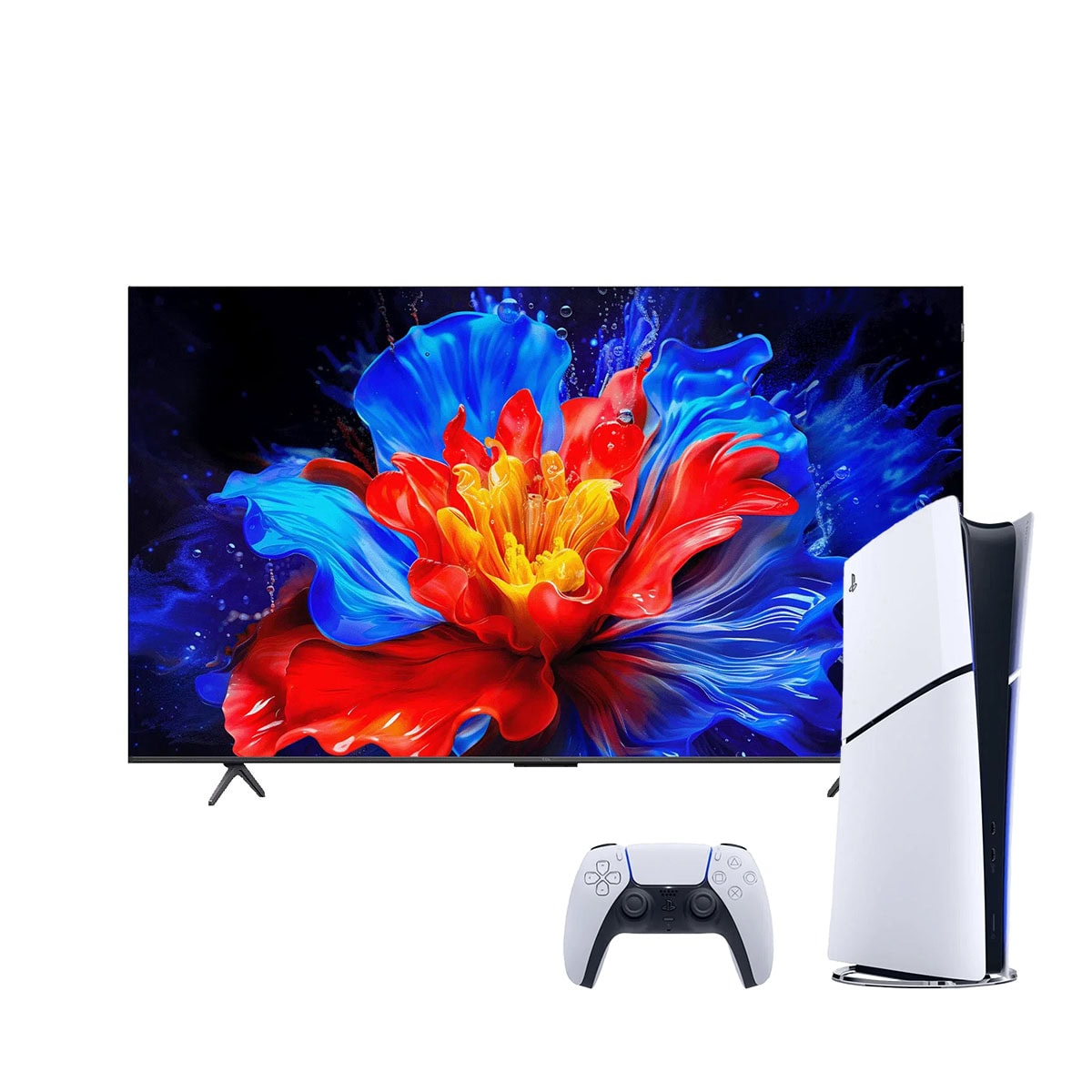 Yüksek çözünürlüklü TCL 55T8C 55 inç 4K UHD QLED akıllı televizyon, canlı renkler ve net görüntü kalitesi ile oyun ve eğlence deneyimini artırır.