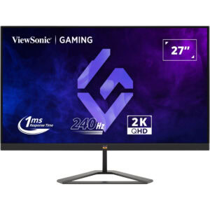 Yüksek performanslı ViewSonic VX2758A 27 inç 240 Hz 1ms 2K QHD IPS oyun monitörü, Adaptive Sync teknolojisi ve geniş ekranıyla üstün oyun deneyimi sunar.