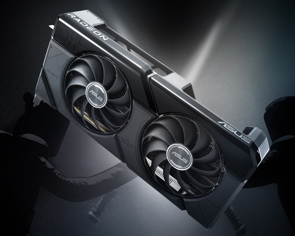 ASUS Dual Radeon™ RX 7700 XT OC Edition 12GB GDDR6 ASUS DUAL Radeon RX 7700 XT OC 12GB Ekran Kartı yh4
