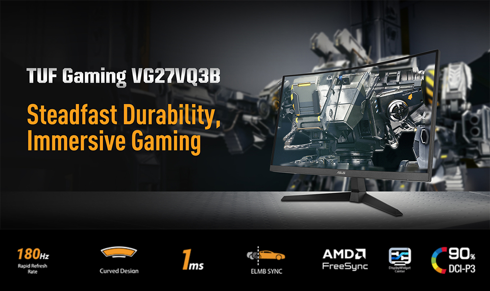 TUF Gaming VG27VQ3B ASUS TUF Gaming VG27VQ3B Gaming Monitör H4