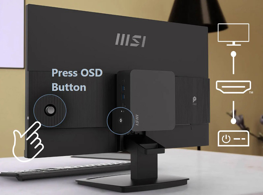 MSI PRO MP241 E14V Monitör H6