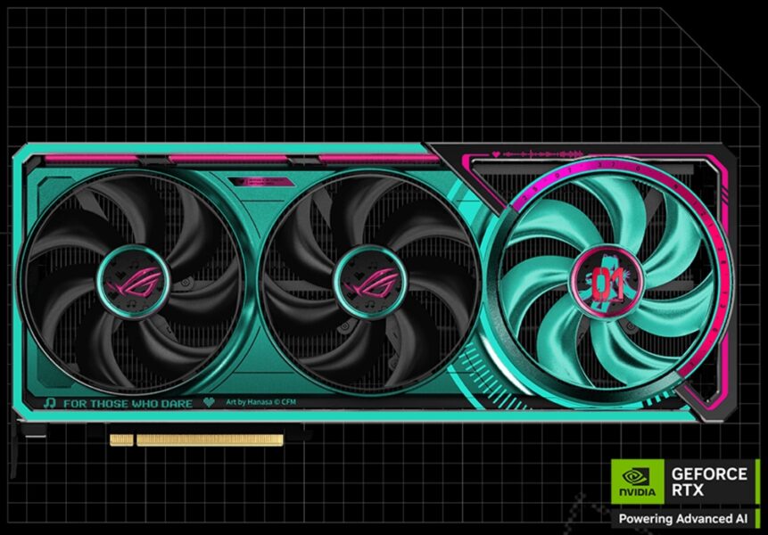 ROG Astral GeForce RTX™ 5080 16GB GDDR7 OC HATSUNE MIKU EDITION