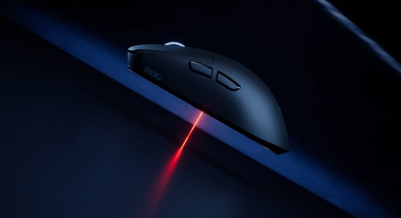 ROG Harpe II Ace RED ASUS ROG Harpe II Ace Kırmızı AimPoint Pro Sensörlü Kablosuz Oyun Mouse.
