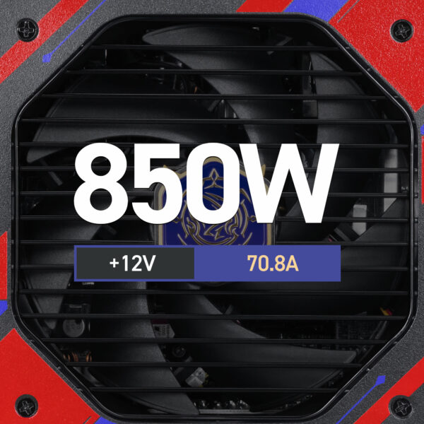 MSI A850GLS MLG EDITION 850W Güç Kaynağı H8