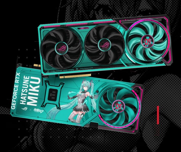ROG Astral GeForce RTX™ 5080 16GB GDDR7 OC HATSUNE MIKU EDITION