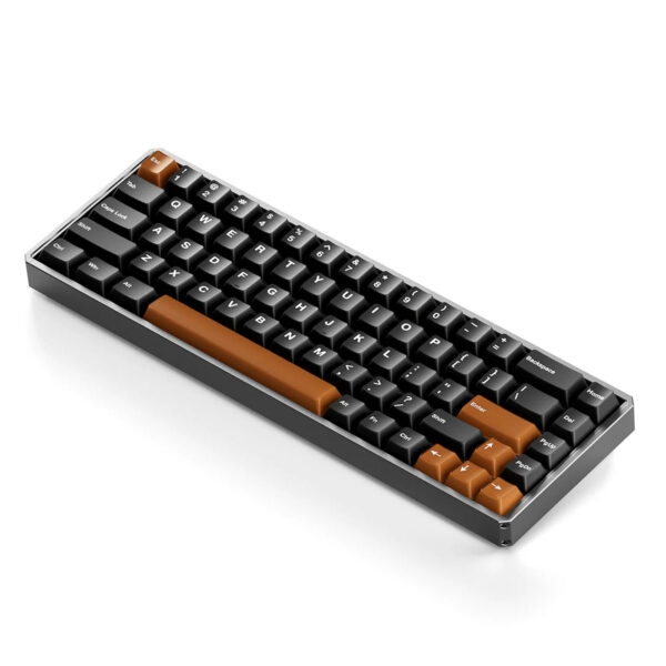 Akko Mod68 He Misty Black Brown Astrolink Magnetic Switch 8k Hz Hall Effect Hotswap Argb Kablosuz İngilizce Mekanik Gaming Klavye 3