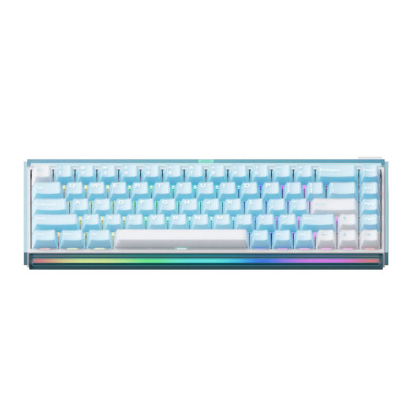 Akko Ray68 He Blue White Astroaim Magnetic Switch 8k Hz Hall Effect Hotswap Argb Kablosuz İngilizce Mekanik Gaming Klavye 2