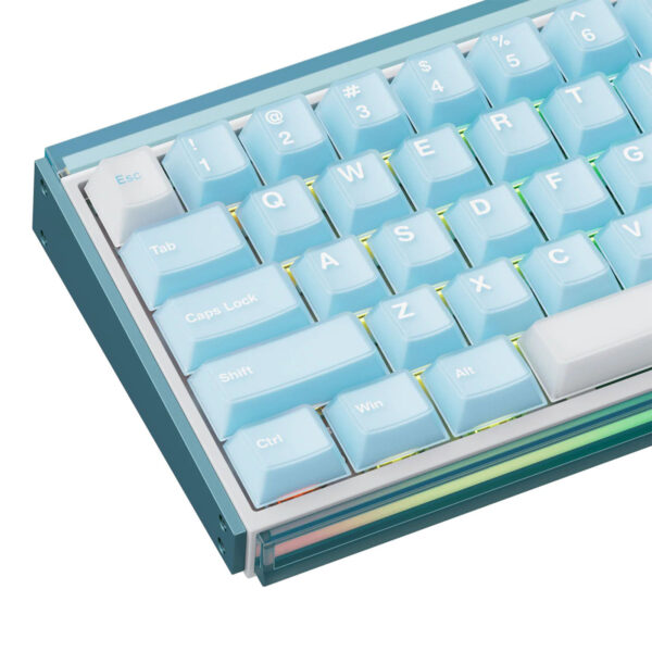Akko Ray68 He Blue White Astroaim Magnetic Switch 8k Hz Hall Effect Hotswap Argb Kablosuz İngilizce Mekanik Gaming Klavye 4