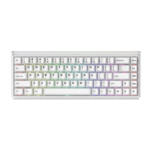 Akko Ray68 He White Astroaim Magnetic Switch 8k Hz Hall Effect Hotswap Argb Kablosuz İngilizce Mekanik Gaming Klavye 1