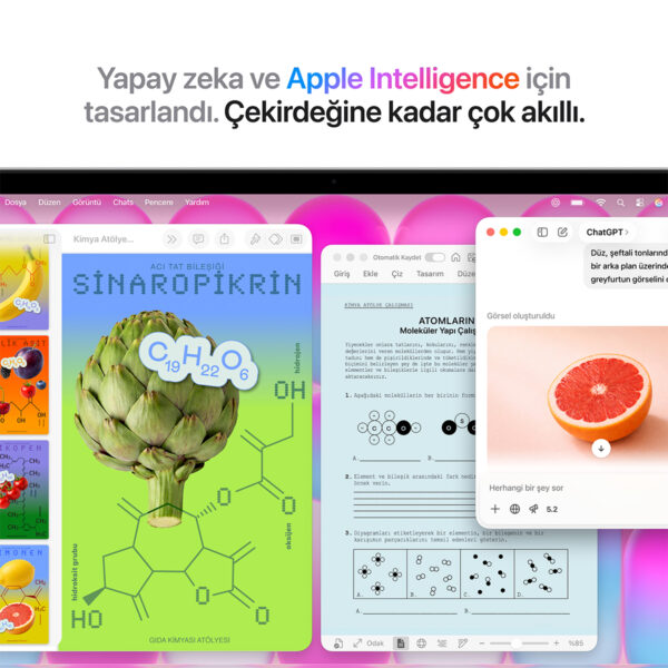 Apple Macbook Neo A18 Pro 6 Cekirdek Cpu 5 Cekirdek Gpu 8gb Ram 256gb Ssd 13 Inc Puslu Sari Laptop Mhfd4tu A 7