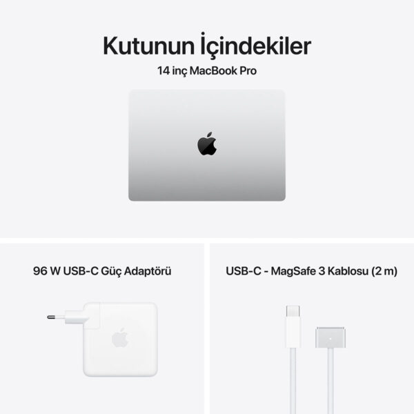 Apple Macbook Pro M5 Max 18 Çekirdek Cpu 32 Çekirdek Gpu 36gb Ram 2tb Ssd 14 İnç Gümüş Laptop (mgdq4tua) 8