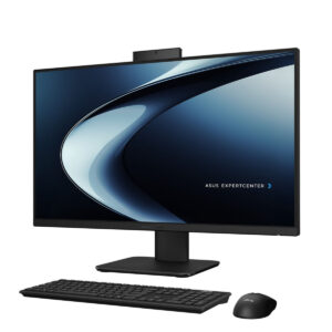 Yüksek çözünürlüklü ASUS ExpertCenter P600 AiO bilgisayar ekranı, şık tasarımı ve güçlü performansıyla ofis ve ev kullanımı için ideal.