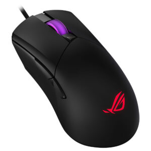 ROG GLADIUS III Core RGB kablolu oyun faresidir, yüksek hassasiyet ve RGB aydınlatma özellikleriyle profesyonel oyuncular için tasarlanmıştır.