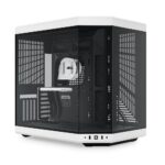 Görünümde şeffaf panel ile PC kasa iç donanımı ve bileşenleri net şekilde görünmektedir.