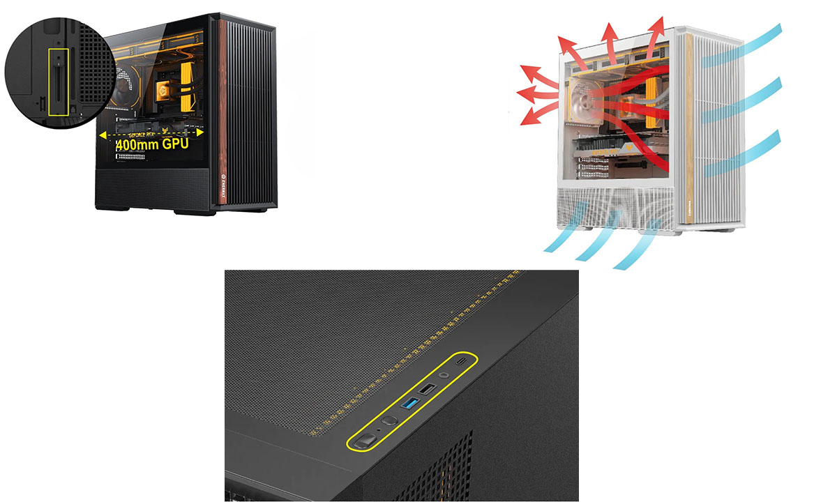 GPU Desteği, Maksimum Hava Akışı ve Modern Bağlantılar