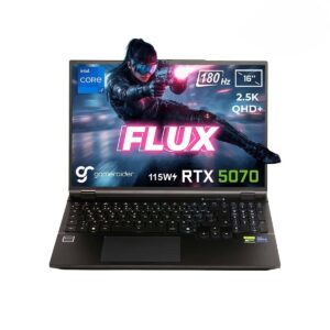 Gameraider Flux Gr16 Intel Core I7 14650hx Geforce Rtx 5070 8gb 115w 12gb Ddr5 1tb Ssd 16 Inc 2 5k Qhd 180hz Freedos Gaming Laptop Canta Hediyeli Control Resonant Hediyeli 1