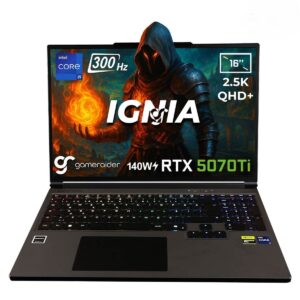 Gameraider Ignia Gr16 Intel Core I9 14900hx Geforce Rtx 5070ti 12gb 140w 24gb Ddr5 1tb Ssd 16 Inc 2 5k Qhd 300hz Freedos Gaming Laptop Canta Hediyeli Control Resonant Hediye