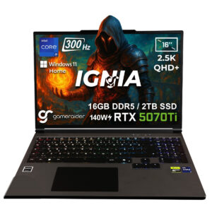 Gameraider Ignia Gr16 Intel Core I9 14900hx Geforce Rtx 5070ti 12gb 140w 48gb Ddr5 1tb Ssd 16 Inç 2.5k Qhd+ 300hz Freedos Gaming Laptop Çanta Hediyeli 1