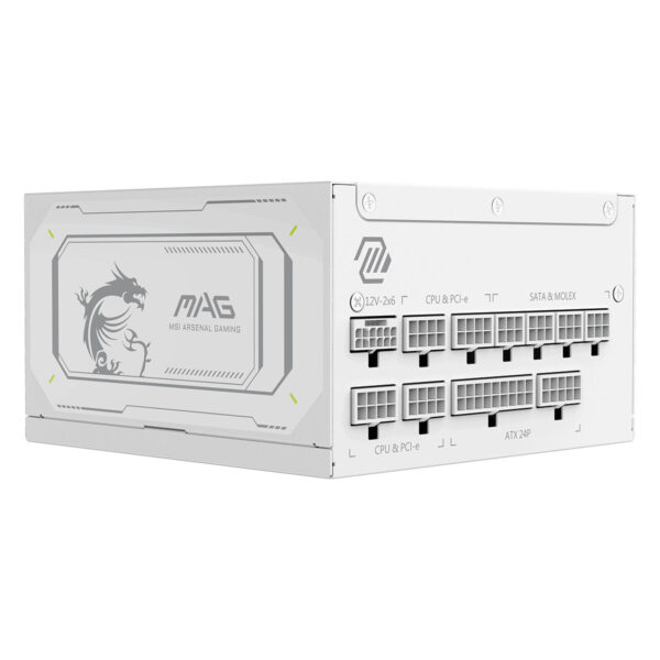 Msi Mag A1000gl Pcie5 White 1000w 80+ Gold Full Modüler 135mm Fanlı Güç Kaynağı 11