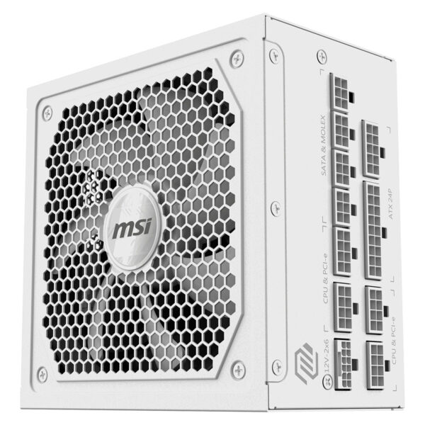 Msi Mag A1000gl Pcie5 White 1000w 80+ Gold Full Modüler 135mm Fanlı Güç Kaynağı 12