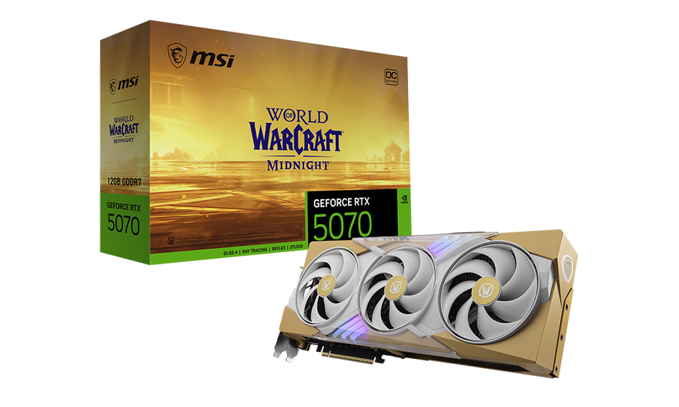 Msi Ve Blizzarddan Sinirli Uretim Geforce Rtx 5070 World Of Warcraft Midnight Ekran Karti 3