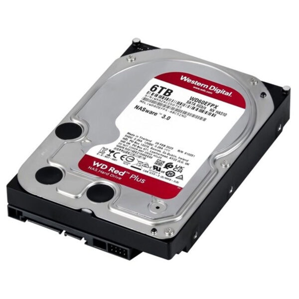 WD Red Plus 6TB 5400Rpm SATA 3.0 Hard Disk Drive.