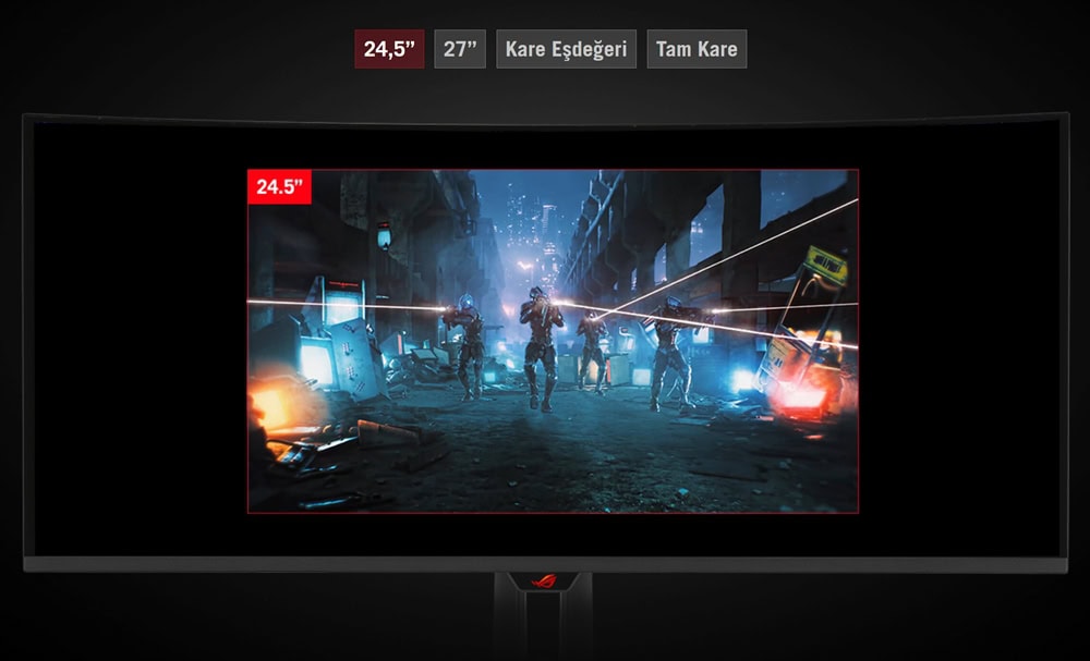 PG34WCDN Yüksek yenileme hızı ve OLED ekran teknolojisiyle ASUS ROG Swift OLED PG34WCDN 34 inç kavisli gaming monitör, 360Hz ve 0.03ms tepki süresi ile üstün oyun deneyimi sağlar.