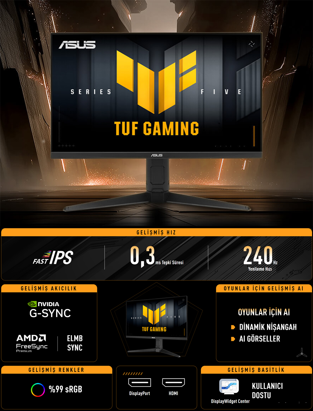 TUF Gaming VG279QML5A TUF Gaming VG279QML5A