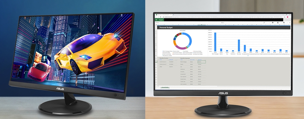 VP227HF ASUS VP227HF 21.45 inç 100Hz 1ms Full HD Adaptive Sync VA Monitör h3