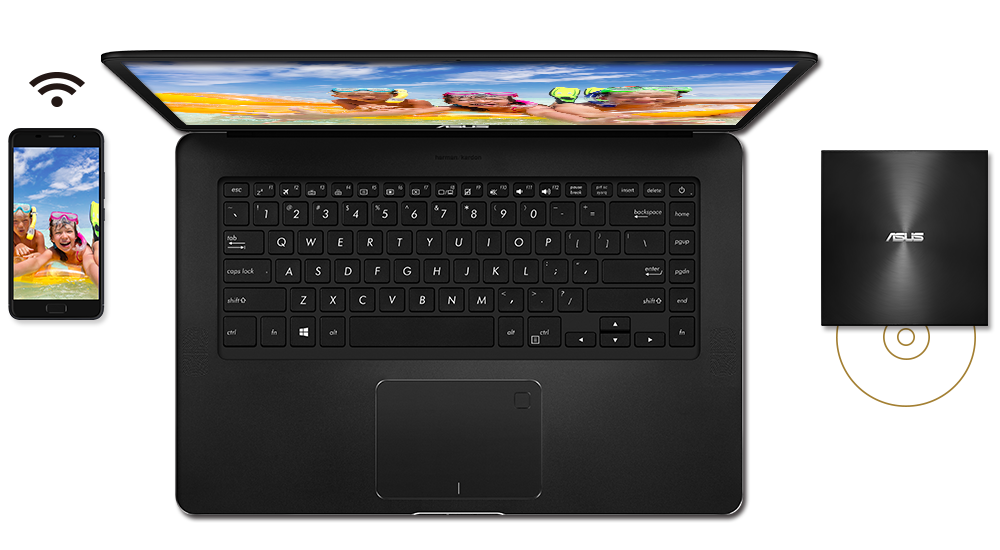 ASUS ZenDrive U9M SDRW-08U9M-U Silver M-DISC Destekli Harici Ultra İnce DVD Yazıcı h4