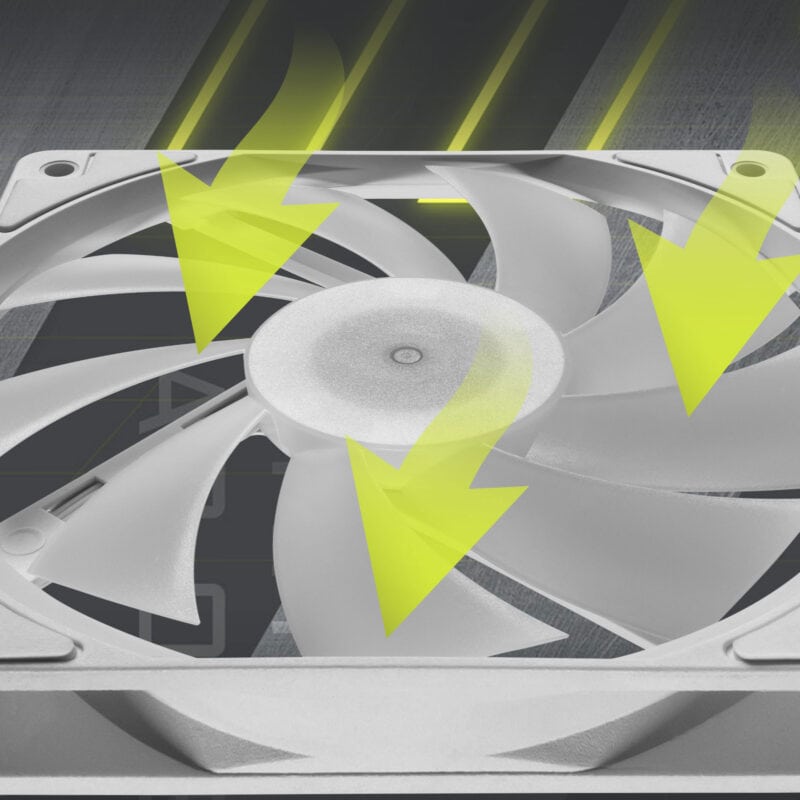 MSI MAG F120 ARGB beyaz 120mm kasa fanı, yüksek performanslı ve şık tasarımıyla bilgisayar kasalarına mükemmel uyum sağlar. ARGB aydınlatma özelliği ile estetik görünüm sunar.