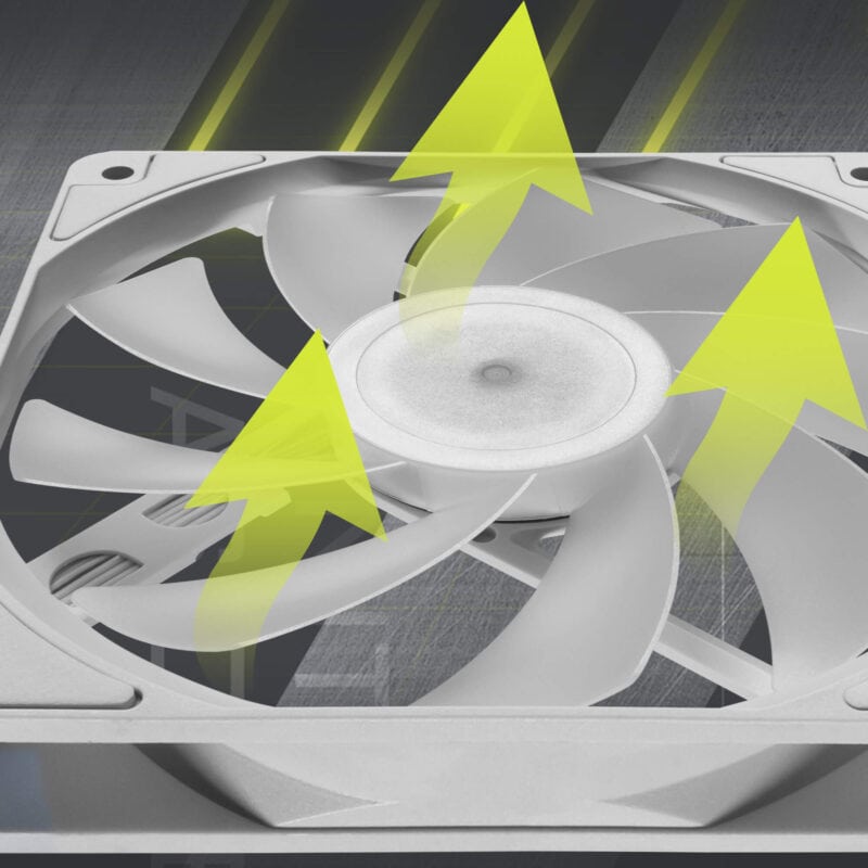 MSI MAG F120 ARGB WHITE güçlü soğutma performansı