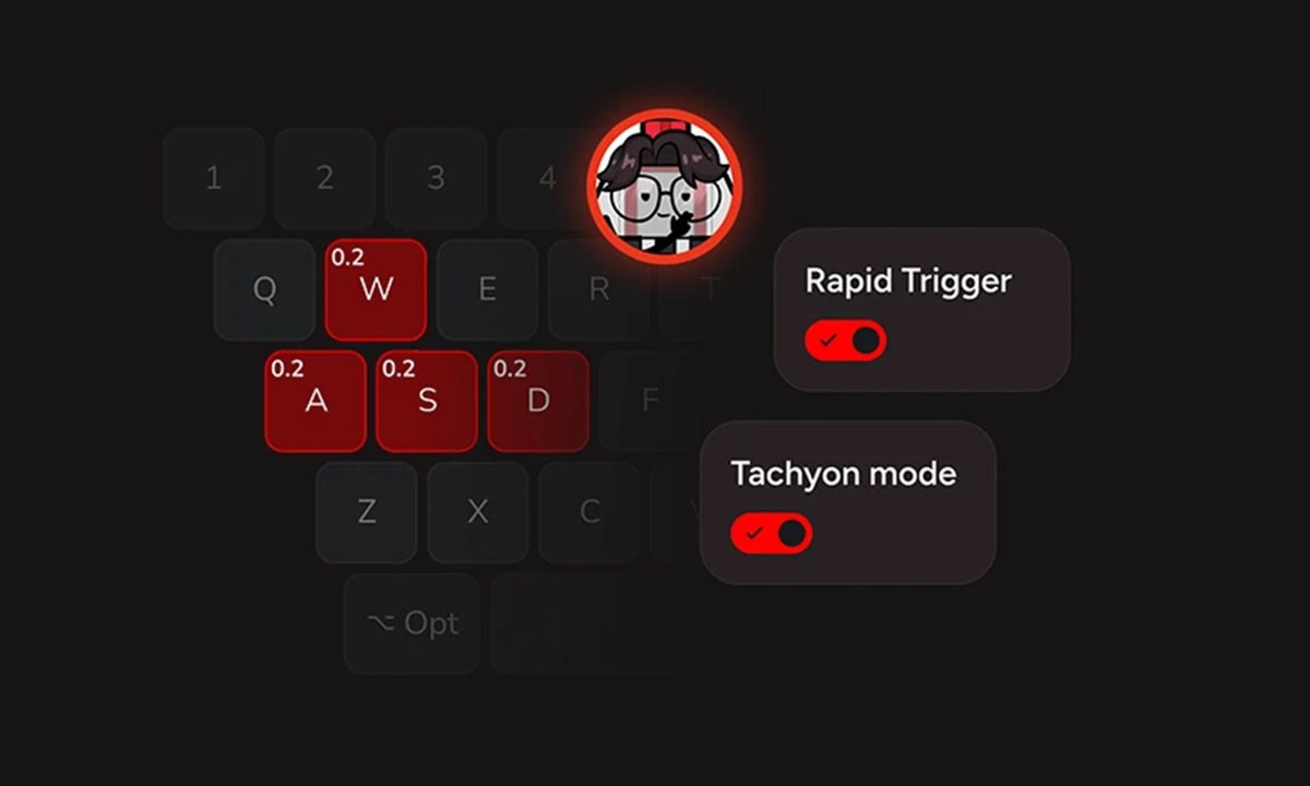 Wooting 80HE TenZ taktik klavye, Lekker Hall Effect manyetik anahtarlar ve hızlı tetikleme özellikleriyle oyun performansını artırır. Ergonomik tasarımı ve gelişmiş sensör teknolojisiyle profesyonel o.