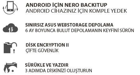 ASUS ZenDrive U9M SDRW-08U9M-U Gold M-DISC Destekli Harici Ultra İnce DVD Yazıcı h8