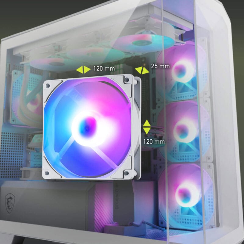 MSI MAG F120 ARGB WHITE kolay kurulum