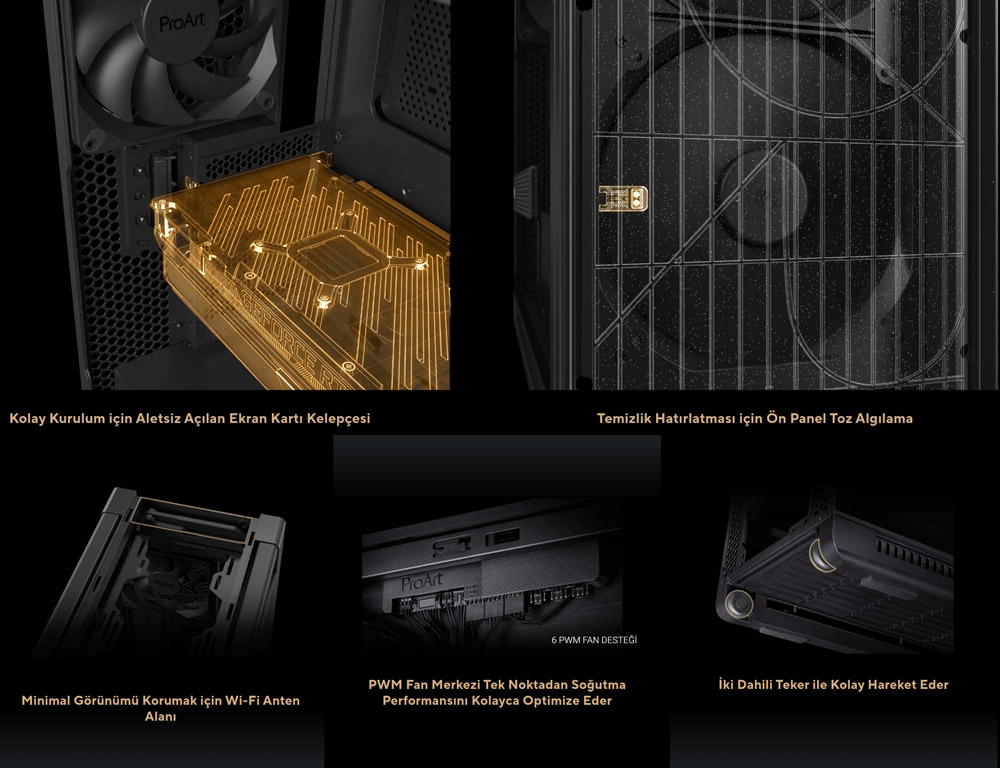 ProArt PA602 Wood Edition Modern Black - Metal Panel ProArt PA602 Wood Edition Modern Black - Metal Panel